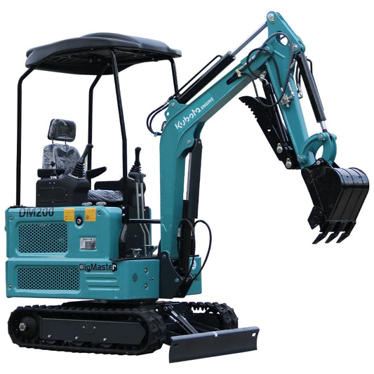 1.8 - ton mini excavator. Equipped with a Kubota Engine for robust power. Shipped from the United States